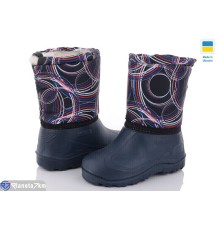 Дитячі чоботи з піни на зиму (8 пар р.30-37) синій  "MURMUR"