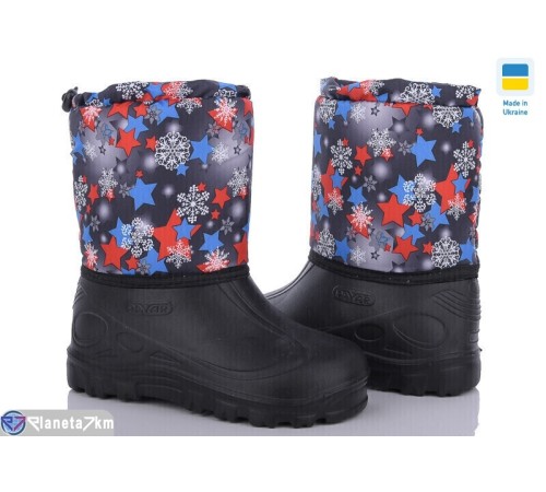 Дитячі чоботи з піни на зиму (8 пар р.30-37) чорний  "MURMUR"