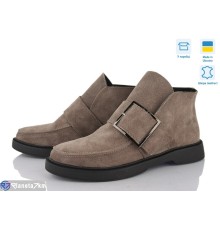 Черевики жіночі на весну/осінь (6 пар р.36-41) коричневий  "FOX"
