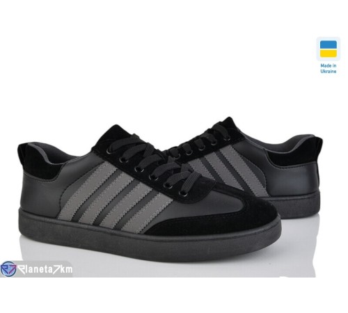 Кросівки чоловічі на весну/осінь (8 пар р.40-45) чорний  "LEOBAZA"