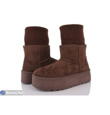 Уггі жіночі на зиму (8 пар р.36-41) коричневий  "Dolli"