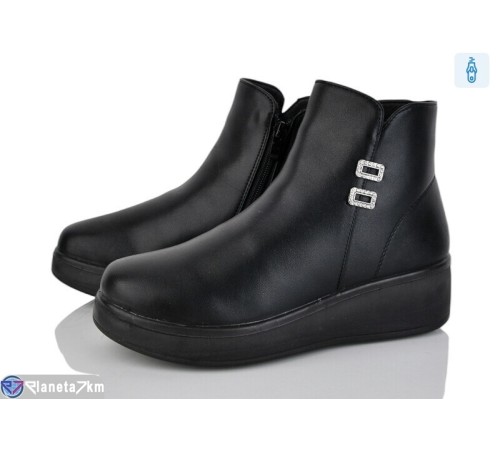 Черевики жіночі на зиму (8 пар р.38-42) чорний  "Dolli"