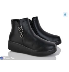 Черевики жіночі на зиму (8 пар р.38-42) чорний  "Dolli"