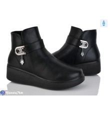 Черевики жіночі на зиму (8 пар р.38-42) чорний  "Dolli"