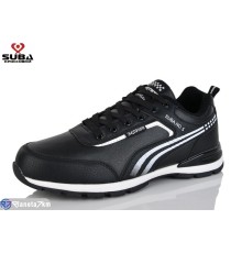 Кросівки чоловічі на весну/осінь (8 пар р.41-46) чорний  "SUBA"