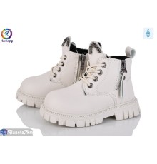 Черевики дитячі на весну/осінь (8 пар р.23-27) бежевий  "Леопард"