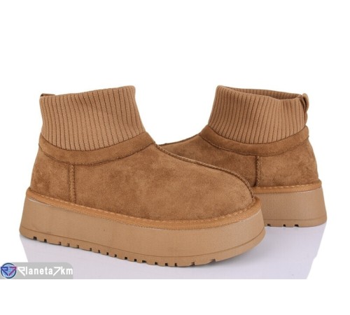 Уггі жіночі на зиму (8 пар р.36-41) коричневий  "LOREDANA"