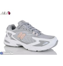 Кросівки жіночі на весну/осінь (8 пар р.36-41) сірий  "Aba"