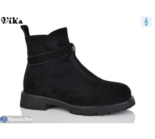 Черевики жіночі на зиму (6 пар р.41-43) чорний  "Vika"