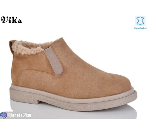 Черевики жіночі на зиму (6 пар р.36-40) коричневий  "Vika"