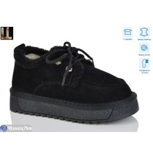 Дитячі кросівки на зиму (8 пар р.32-37) чорний  "Lilin"