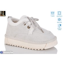 Дитячі кросівки на зиму (8 пар р.32-37) бежевий  "Lilin"