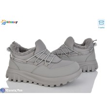 Кросівки жіночі на зиму (8 пар р.36-41) сірий  "Bessky-Kellaifeng"
