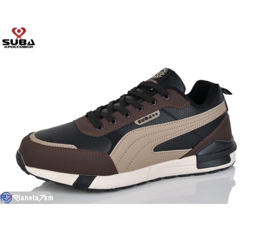 Кросівки чоловічі на весну/осінь (8 пар р.41-46) чорний  "SUBA"