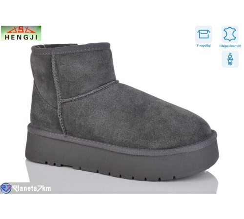 Уггі жіночі на зиму (6 пар р.36-40) сірий  "HENGJI-ELENA" Уггі жіночі на зиму (6 пар р.36-40) сірий  "HENGJI-ELENA"