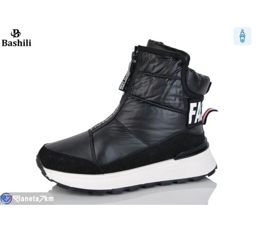 Черевики жіночі на зиму (8 пар р.36-41) чорний  "Башили"