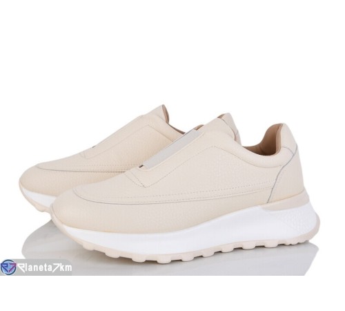 Кросівки жіночі на весну/осінь (8 пар р.36-40) бежевий  "LOREDANA"