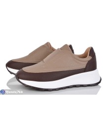 Кросівки жіночі на весну/осінь (8 пар р.36-40) коричневий  "LOREDANA"