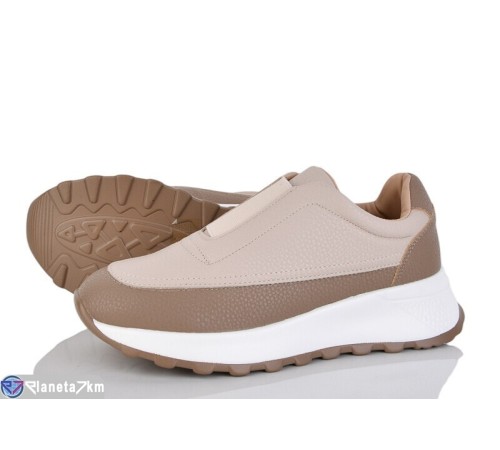 Кросівки жіночі на весну/осінь (8 пар р.36-40) бежевий  "LOREDANA"