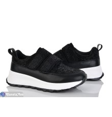 Кросівки жіночі на весну/осінь (8 пар р.36-40) чорний  "LOREDANA"