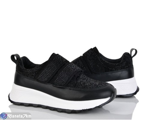 Кросівки жіночі на весну/осінь (8 пар р.36-40) чорний  "LOREDANA"