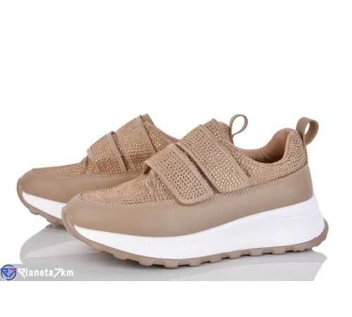 Кросівки жіночі на весну/осінь (8 пар р.36-40) коричневий  "LOREDANA"