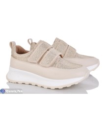 Кросівки жіночі на весну/осінь (8 пар р.36-40) бежевий  "LOREDANA"