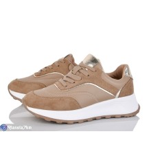 Кросівки жіночі на весну/осінь (8 пар р.36-40) коричневий  "LOREDANA"