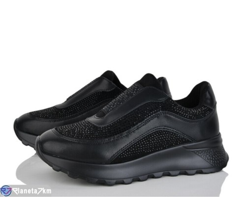 Кросівки жіночі на весну/осінь (8 пар р.36-40) чорний  "LOREDANA"