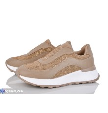 Кросівки жіночі на весну/осінь (8 пар р.36-40) коричневий  "LOREDANA"