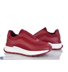 Кросівки жіночі на весну/осінь (8 пар р.36-40) червоний  "LOREDANA"