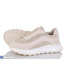 Кросівки жіночі на весну/осінь (8 пар р.36-40) бежевий  "LOREDANA"