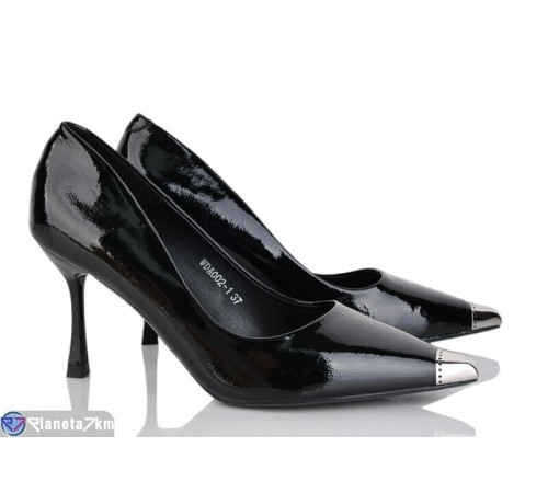 Туфлі жіночі на весну/осінь (6 пар р.36-40) чорний  "LOREDANA"