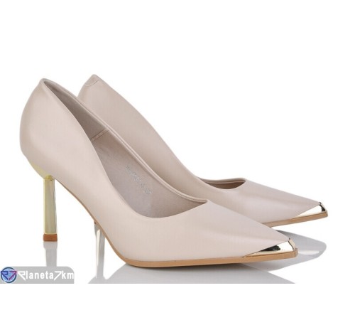 Туфлі жіночі на весну/осінь (6 пар р.36-40) бежевий  "LOREDANA"