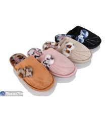 Тапки жіночі на зиму (12 пар р.36-41) мікс  "IEFTIN"