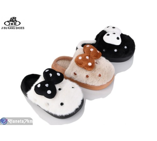 Тапки жіночі на зиму (12 пар р.36-41) мікс  "Jibukang"