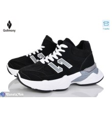 Кросівки жіночі на весну/осінь (8 пар р.36-41) чорний  "Gollmony"