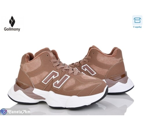 Кросівки жіночі на весну/осінь (8 пар р.36-41) коричневий  "Gollmony"