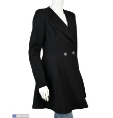 Пальто жіноче на весну/осінь (3 шт. р.сетка M-XL) чорний  "Kalabok"