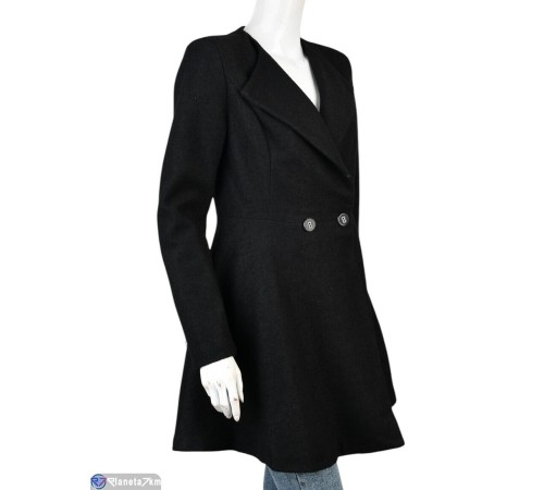 Пальто жіноче на весну/осінь (3 шт. р.сетка M-XL) чорний  "Kalabok"