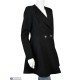 Пальто жіноче на весну/осінь (3 шт. р.сетка M-XL) чорний  "Kalabok"