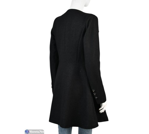 Пальто жіноче на весну/осінь (3 шт. р.сетка M-XL) чорний  "Kalabok"