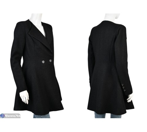 Пальто жіноче на весну/осінь (3 шт. р.сетка M-XL) чорний  "Kalabok"