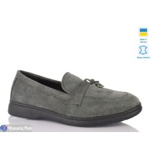 Туфлі жіночі на весну/осінь (6 пар р.37-41) графіт  "LIKA"