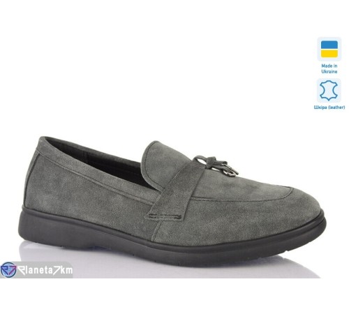 Туфлі жіночі на весну/осінь (6 пар р.37-41) графіт  "LIKA"