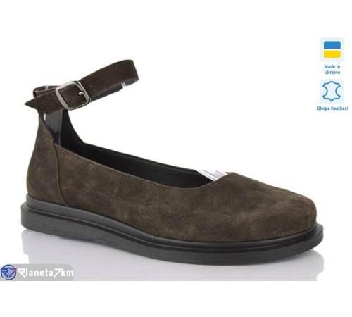 Туфлі жіночі на весну/осінь (6 пар р.37-41) коричневий  "LIKA"