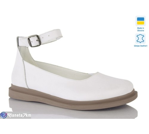Туфлі жіночі на весну/осінь (6 пар р.37-41) білий  "LIKA"