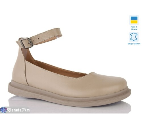 Туфлі жіночі на весну/осінь (6 пар р.37-41) коричневий  "LIKA"