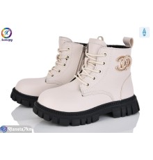 Черевики дитячі на весну/осінь (8 пар р.27-31) бежевий  "Леопард"