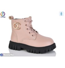 Черевики дитячі на весну/осінь (8 пар р.27-31) рожевий  "Леопард"